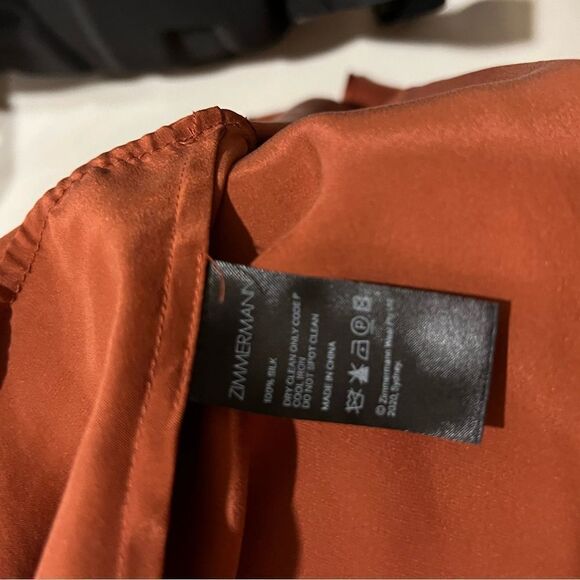 Ulla Johnson (Zimmerman) 100% silk wrap dress size 4 - Picture 10 of 12